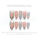 【19】Snake Head Plaid Nail Kit Shiny Grid Patterns & DIY Edgy Accessories