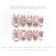 【21】Hello Kitty Nail Kit Shiny Cartoon Patterns & DIY Cute Accessories