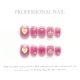 【31】Raspberry Bubble Nail Kit Shiny Red Tones & DIY Fresh Accessories