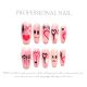【53】Abstract Smiley Face Nail Kit Shiny Funny Patterns & DIY Playful Accessories