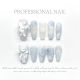 【Multi-Nail Type】Haze Blue Angel Nail Kit Shiny Blue Tones & DIY Pure Accessories