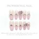 【Multi-Nail Type】Rose Girl Nail Art Shiny Rose Patterns & DIY Romantic Accessories