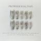 【110】Silver Spring Chrome Hearts Nail Kit Shiny Metal Decor & DIY Cool Accessories