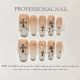 【124】Chrome Hearts Nail Art Shiny Metal Decor & DIY Edgy Accessories