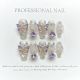 【128】Luxury Butterfly Nail Kit Shiny Wing Patterns & DIY Premium Accessories