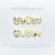 【150】Corgi Butt Nail Art Shiny Animal Patterns & DIY Cute Accessories