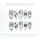 【172】Totoro Nail Art Shiny Cartoon Patterns & DIY Cute Accessories