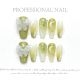 【Multi-Nail Type】Wizard of Oz Nail Kit Shiny Green Tones & DIY Fantasy Accessories