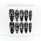 【221】Dark Full Diamond Nail Art Shiny Sparkle Decor & DIY Mysterious Accessories