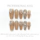 【222】Full Diamond Nail Kit Shiny Sparkle Decor & DIY Bold Accessories