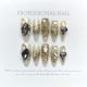 【236】Believer Shackle Nail Art Shiny Dark Patterns & DIY Mysterious Accessories