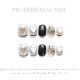 【244】Cheek Black Heart Nail Kit Shiny Heart Patterns & DIY Edgy Accessories