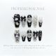 【215】Kuromi Nail Kit Shiny Cartoon Patterns & DIY Cute Accessories