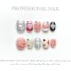 【317】Metal Hand-Painted Nail Kit Shiny Metallic Tones & DIY Artistic Accessories