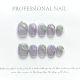 【322】Drill Falling Cherry Pink Nail Kit Shiny Pink Tones & DIY Sparkle Accessories