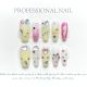 【341】Little Monkey Series Nail Kit Shiny Monkey Patterns & DIY Cute Accessories