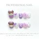 【357】Bubble Girl Nail Kit Shiny Bubble Patterns & DIY Playful Accessories