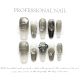 【363】Ink Smudge Nail Kit Shiny Artistic Patterns & DIY Elegant Accessories