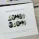 【376】Hepburn Chanel Style Nail Kit Shiny Tweed Patterns & DIY Classic Accessories