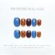【386】Amber Smudge Nail Art Shiny Amber Tones & DIY Vintage Accessories