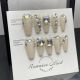 【387】Moonlight Pile Drill Nail Kit Shiny Sparkle Decor & DIY Night Accessories