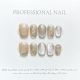 【401】Enamel Ice Flower Nail Kit Shiny Ice Patterns & DIY Elegant Accessories