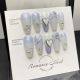 【402】Sea Salt Coconut Jelly Nail Art Shiny White Tones & DIY Fresh Accessories