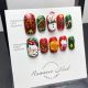 【425】Christmas Theme Nail Kit Shiny Festive Patterns & DIY Holiday Accessories