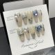 【Multi-Nail Type】Star Heart Crushed Diamond Nail Art Shiny Sparkle Decor & DIY Romantic Accessories