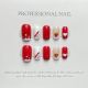 【459】Sugar-Coated Hawthorn Nail Kit Shiny Red Patterns & DIY Traditional Accessories
