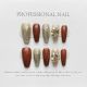 【Multi-Nail Type】Autumn-Winter Pile Drill Nail Art Shiny Sparkle Decor & DIY Warm Accessories