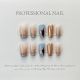 【476】Alternating Color Smudge Nail Kit Shiny Contrast Tones & DIY Artistic Accessories