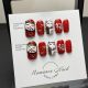 【483】Lucky Cat Nail Kit Shiny Cat Patterns & DIY Fortune Accessories
