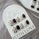 【496】Contrast Color Cow Pattern Nail Art Shiny Animal Patterns & DIY Playful Accessories