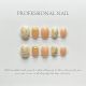【499】Gold Traced Cherry Blossom Nail Art Shiny Flower Patterns & DIY Romantic Accessories