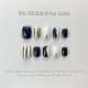 【517】Abstract Line Nail Art Shiny Geometric Patterns & DIY Modern Accessories