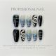 【522】Snake Shape Hot Girl Nail Kit Shiny Snake Patterns & DIY Bold Accessories