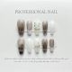 【528】Smudged French Nail Art Shiny French Tips & DIY Soft Accessories