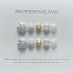 【530】Purple Mother of Pearl Nail Kit Shiny Pearl Tones & DIY Elegant Accessories
