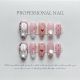 【5326】Pink Luo Little Rabbit Nail Art Shiny Rabbit Patterns & DIY Cute Accessories