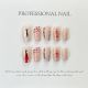 【549】Chinese Style Hand-Painted Nail Kit Shiny Traditional Patterns & DIY Artistic Accessories