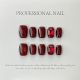 【Multi-Nail Type】Ruby Nail Kit Shiny Red Gemstones & DIY Bold Accessories