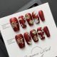 【593】Get Rich Nail Kit Shiny Lucky Patterns & DIY Fortune Accessories