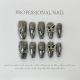 【Multi-Nail Type】Gun Color Butterfly Nail Art Shiny Wing Patterns & DIY Cool Accessories