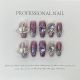 【Multi-Nail Type】West Queen Nail Kit Shiny Trendy Patterns & DIY Edgy Accessories
