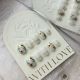 【643】Gold Traced Flower Nail Art Shiny Flower Patterns & DIY Elegant Accessories