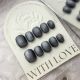 【659】Black Cat Eye Nail Art Shiny Cat Eye Polish & DIY Mysterious Accessories
