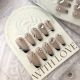 【654】Black French Nail Art Shiny French Tips & DIY Cool Accessories