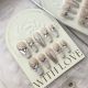 【662】White Moonlight Nail Kit Shiny White Tones & DIY Elegant Accessories