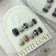【683】Hand-Painted Argyle Nail Art Shiny Grid Patterns & DIY Elegant Accessories